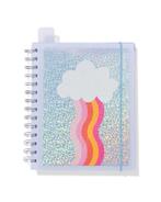 HEMA Insteek schoolagenda 25-26 19x17cm regenboog, Verzenden, Nieuw
