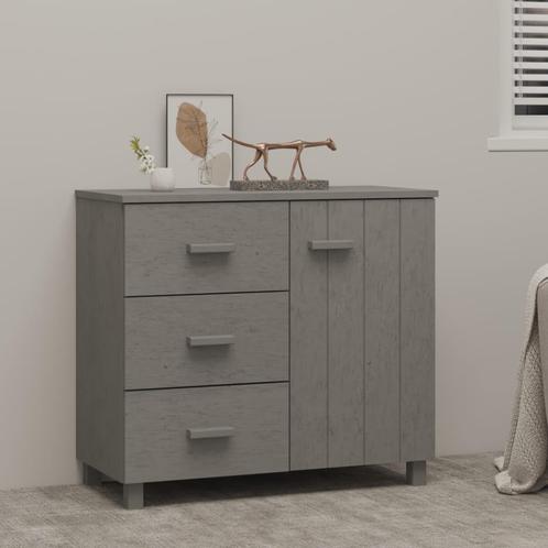 vidaXL Dressoir HAMAR 90x40x80 cm massief grenenhout, Huis en Inrichting, Kasten | Dressoirs, 25 tot 50 cm, Nieuw, 50 tot 100 cm