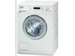 Miele W5847 Wasmachine 7kg 1400t, Ophalen of Verzenden, Zo goed als nieuw, Voorlader, 85 tot 90 cm