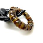 Natuurlijk Baltisch amber grote donuts armband 50.0g -