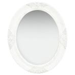 Spiegel Barok Wit | Hout 50x60 | Tweedekansje OP=OP, Huis en Inrichting, Woonaccessoires | Spiegels, Nieuw, Ophalen of Verzenden