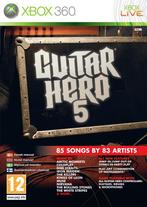 Guitar Hero 5 (Xbox 360), Spelcomputers en Games, Games | Xbox 360, Vanaf 7 jaar, Gebruikt, Verzenden