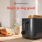 2dekans | KitchenBrothers Broodrooster - Toaster - 6, Witgoed en Apparatuur, Broodroosters, Ophalen of Verzenden, Zo goed als nieuw