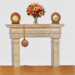 Hygrometer (3) - IJzer, Koper, Messing - set da camino