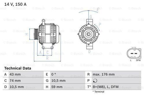 Dynamo / Alternator CITROËN JUMPER II (2.2 HDi 100,2.2..., Auto-onderdelen, Motor en Toebehoren, Nieuw, Ophalen of Verzenden