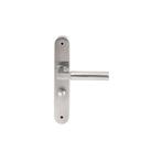Deurkruk Ottawa op ovaal langschild WC63/8mm - RVS, Verzenden, Nieuw