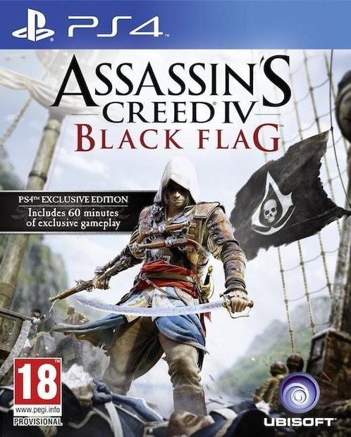 Assassins Creed IV: Black Flag PS4 Morgen in huis!, Spelcomputers en Games, Games | Sony PlayStation 4, 1 speler, Zo goed als nieuw