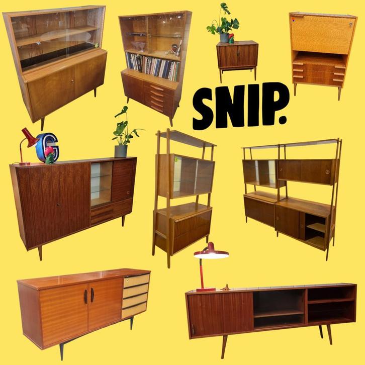 Grote voorraad vintage kasten amsterdam noord, Antiek en Kunst, Antiek | Meubels | Kasten