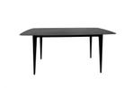 Moderne eettafel MILANO 160 cm antraciet keramiek zwarte, Huis en Inrichting, Tafels | Eettafels, Ophalen of Verzenden, Nieuw