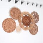 Dalum Set van Zes Handgeweven Wanddecoraties – Natuurlijke, Verzenden, Nieuw