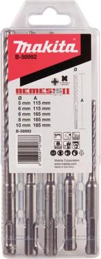 Makita Toebehoren - 5-delige set steenboren SDS Plus B-58992, Doe-het-zelf en Verbouw, Gereedschap | Handgereedschap, Ophalen of Verzenden