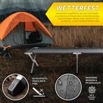 Veldbed - 1 Persoons - Kampeerbed - Stretcher - Grijs - TRES, Verzenden, Nieuw