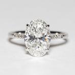 Statement ring - 18 karaat Witgoud - 3.06ct. tw. Diamant