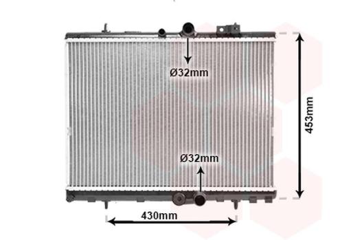 RADIATOR VOOR CITROEN C5 RC/RE 2004-2008, Auto-onderdelen, Airco en Verwarming, Nieuw, Ophalen of Verzenden