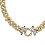 Halsketting - 18 karaat Geel goud, Witgoud, Sieraden, Tassen en Uiterlijk, Kettingen, Nieuw
