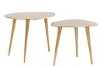 Set van 2 salontafels ELEMENTS 50cm goud metaal handgemaakt, Ophalen of Verzenden, Nieuw
