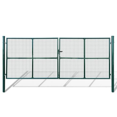 vidaXL Poort 415x200 cm / 400x150 cm mesh, Tuin en Terras, Tuinpoorten, Nieuw, Verzenden