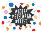 Geslaagd Deurbord, Hobby en Vrije tijd, Feestartikelen, Verzenden, Nieuw