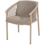 Allora dining tuinstoel latte 4 Seasons Outdoor, Tuin en Terras, Tuinsets en Loungesets, Ophalen of Verzenden, Nieuw