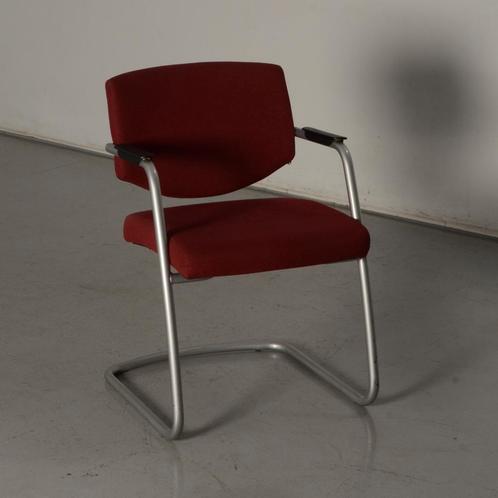 Sitland vergaderstoel, rood, sledeframe, Huis en Inrichting, Bureaustoelen, Ophalen of Verzenden