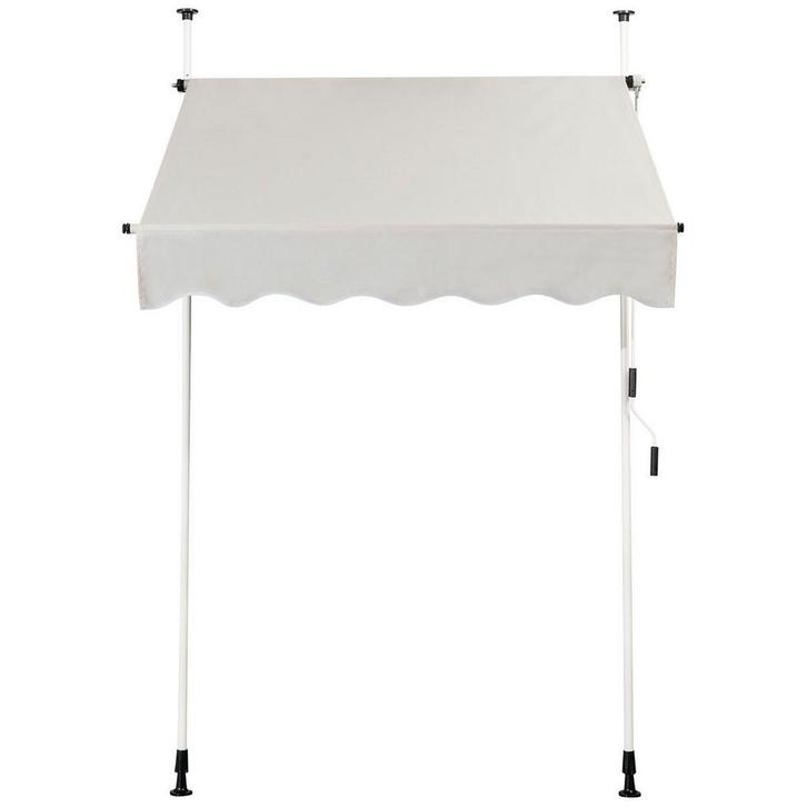 Trendmix Uitschuifbare Klemluifel 150×120 cm – Beige –, Tuin en Terras, Zonneschermen, Ophalen of Verzenden