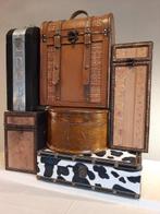 Kist (6) - Houten Kist - Koffer - 6 Stuks - Hout, Metaal, Antiek en Kunst, Curiosa en Brocante