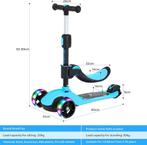 Kinderstep - 3 wielen - Kinder step jongens - LED Wielen - V, Verzenden, Zo goed als nieuw