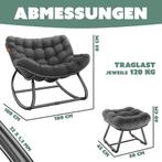 KESSER® Schommelstoel met voetensteun voor binnen en buiten,, Verzenden, Nieuw