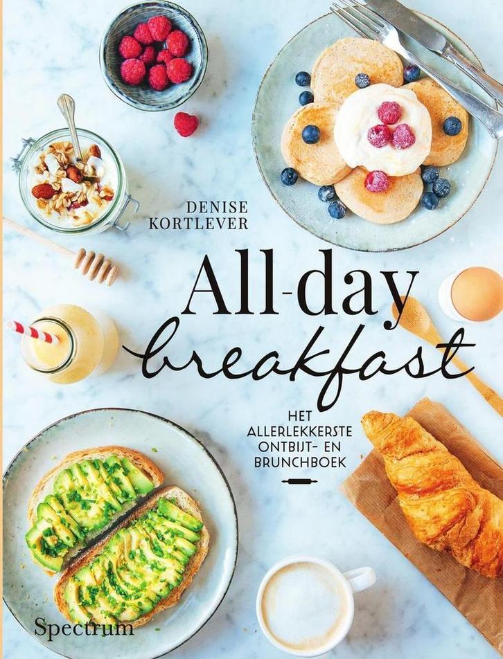 All-day breakfast  Denise Kortlever   9789000347094, Boeken, Kookboeken, Nieuw, Overige gebieden, Ophalen of Verzenden