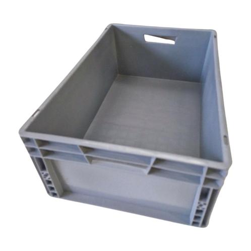 Kunststof Bak Euronorm, 600x400x220 mm grijs, Nieuw, Doe-het-zelf en Verbouw, Kratten en Dozen, 50 tot 75 cm, Nieuw, Bak of Kist