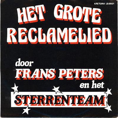 Single - Frans Peters &amp; Het Sterrenteam - Het Grote Recl, Cd's en Dvd's, Vinyl | Nederlandstalig, Verzenden