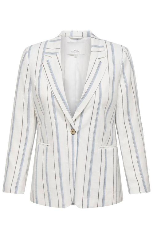 ONLY blazer CARSIESTA linnen streep Maat:, Kleding | Dames, Jasjes, Kostuums en Pakken, Overige kleuren, Nieuw, Verzenden
