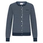 -30% HV Society  HV Society Gebreid vest hvs-sadie  maat 44, Kleding | Dames, Truien en Vesten, Verzenden, Nieuw, Blauw