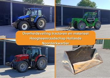 Binnenkort online: tractoren en materieel beschikbaar voor biedingen