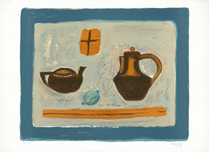 Henri Hayden (1883-1970) - Pot et théière, citron bleu, Antiek en Kunst, Antiek | Overige Antiek