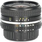 Tweedehands Nikon 28mm f/2.8 E Series - Chrome CM3810, Ophalen of Verzenden, Gebruikt, Groothoeklens