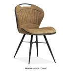 MX Sofa Eetkamerstoel Splash | Congac | Microvezel stof, Ophalen, Nieuw, Industrieel