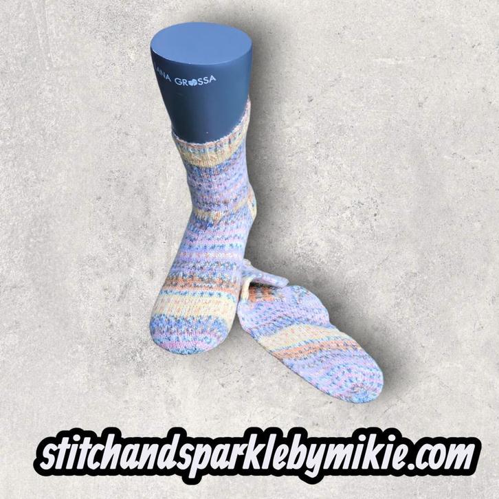 Unieke handgebreide sokken – Landlust garen – ribbelhak, Kleding | Dames, Sokken en Kousen, Nieuw, Ophalen of Verzenden