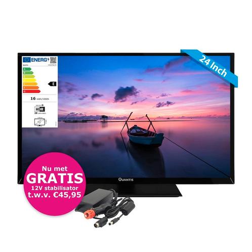Quantis 24 Inch 12 Volt Google SMART LED TV Nu met GRATIS St, Watersport en Boten, Navigatiemiddelen en Scheepselektronica, Nieuw