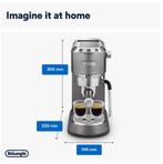 Delonghi Dedica Arte Espressomachine EC885.GY Grijs, Ophalen of Verzenden, Nieuw