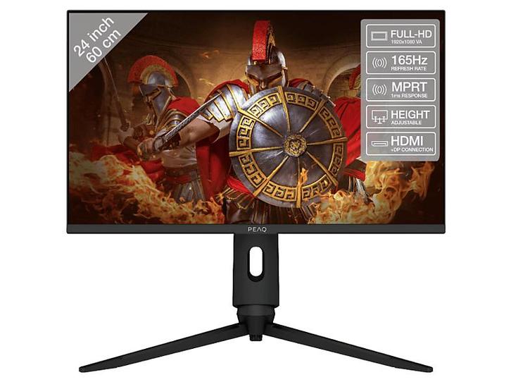 Peaq - Full HD  Monitor - 24 inch, Computers en Software, Monitoren, VA, In hoogte verstelbaar, Full HD, Nieuw, Verzenden