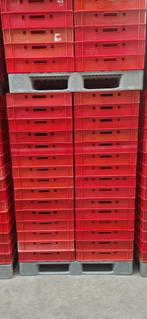 E1 krat 600x400x125 rood gesloten, gebruikt - Palletdeal (H1, Ophalen of Verzenden