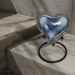 Urn | aluminium | hart op standaard blauw marmer (L), Dieren en Toebehoren, Verzenden, Nieuw