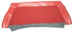Volvo Bekleding Amazon 4 derurs achterbankhoes rug rood 1962, Verzenden, Nieuw, Volvo