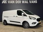 Ford Transit Custom 2.0 TDCI 131pk L2H1 Euro6 Airco | Apple, Stof, Gebruikt, Wit, Dealer onderhouden