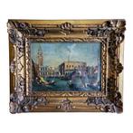 Traiano Chitarin (1864-1935) - Venezia, piazza San Marco, Antiek en Kunst