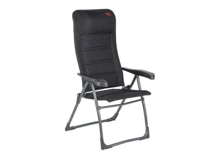 Crespo kampeer standen stoel ap-215 air-deluxe zwart kleur80, Caravans en Kamperen, Kampeeraccessoires, Nieuw