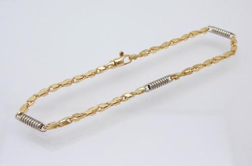 Prachtige 14 karaat Gouden Monte Carlo Armband 20.5, Sieraden, Tassen en Uiterlijk, Armbanden, Goud, Nieuw, Goud