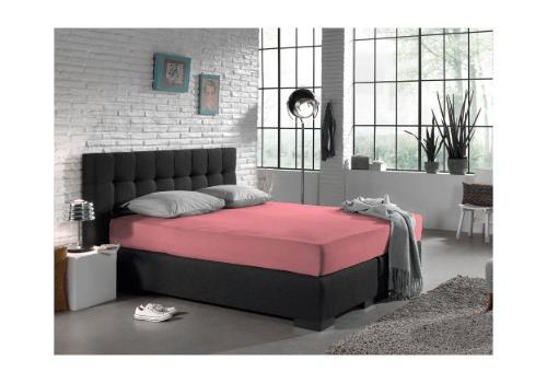 Dreamhouse Enkel Jersey 135 gr. Hoeslaken Roze - 80/90/100 x, Huis en Inrichting, Slaapkamer | Beddengoed