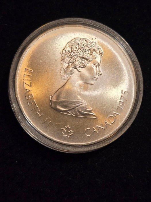 Canada. 5 Dollars 1976 Montreal,Olypiade XXI (Zonder, Postzegels en Munten, Munten | Europa | Niet-Euromunten